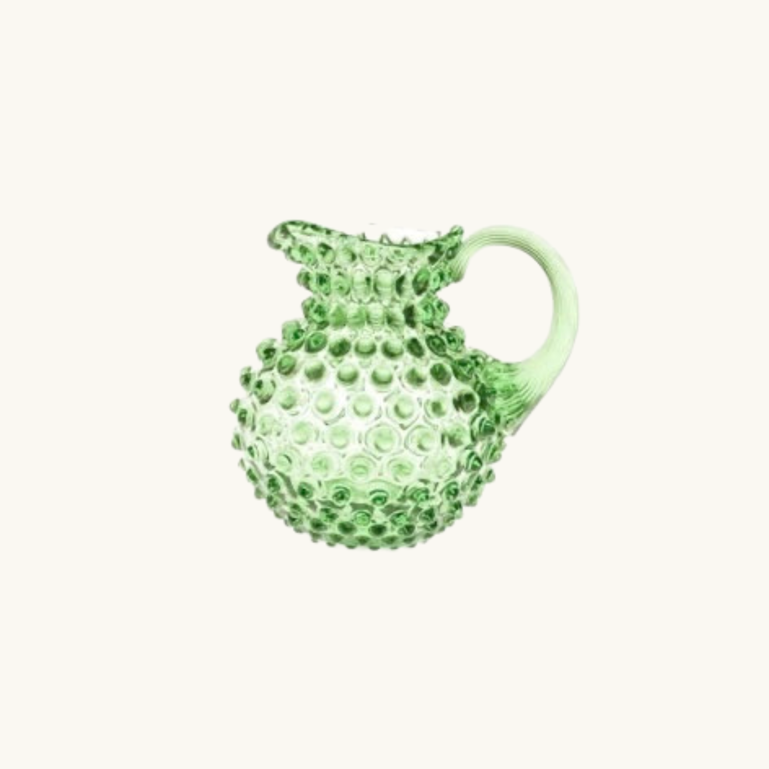 Hobnail Creamer Jug Light Green (500ml)