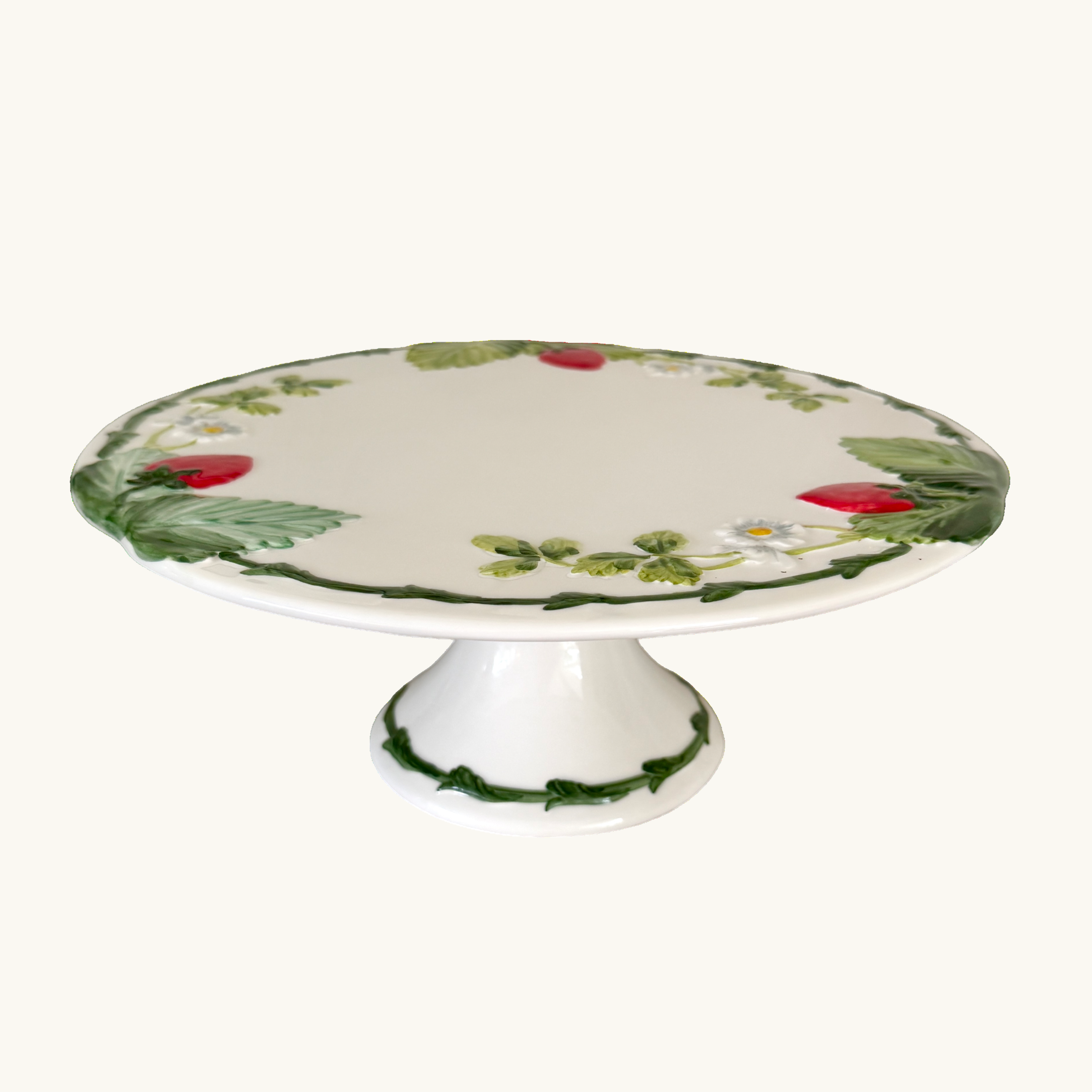 Strawberry Leaf Cake Stand