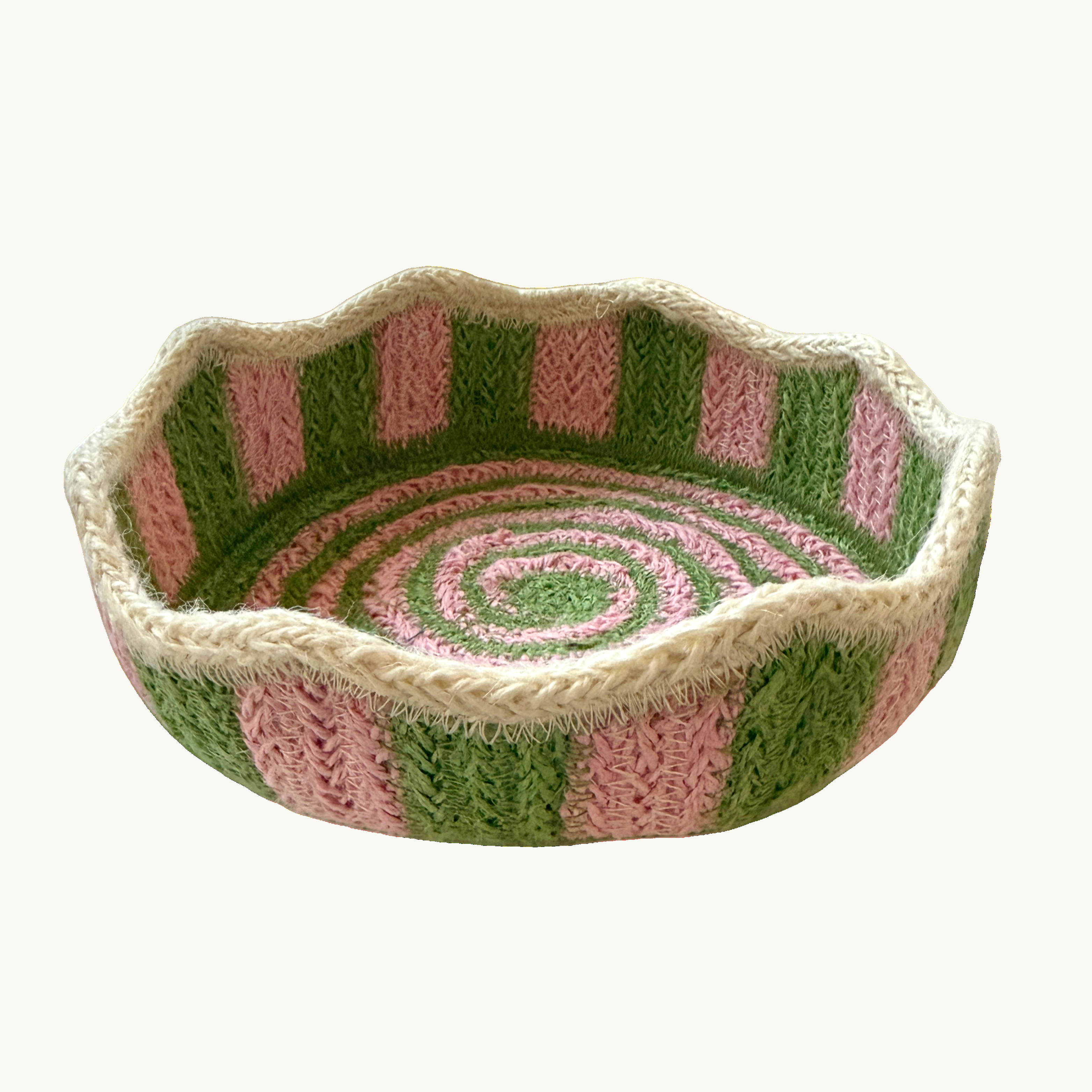 Kiwi Jute Mini Basket