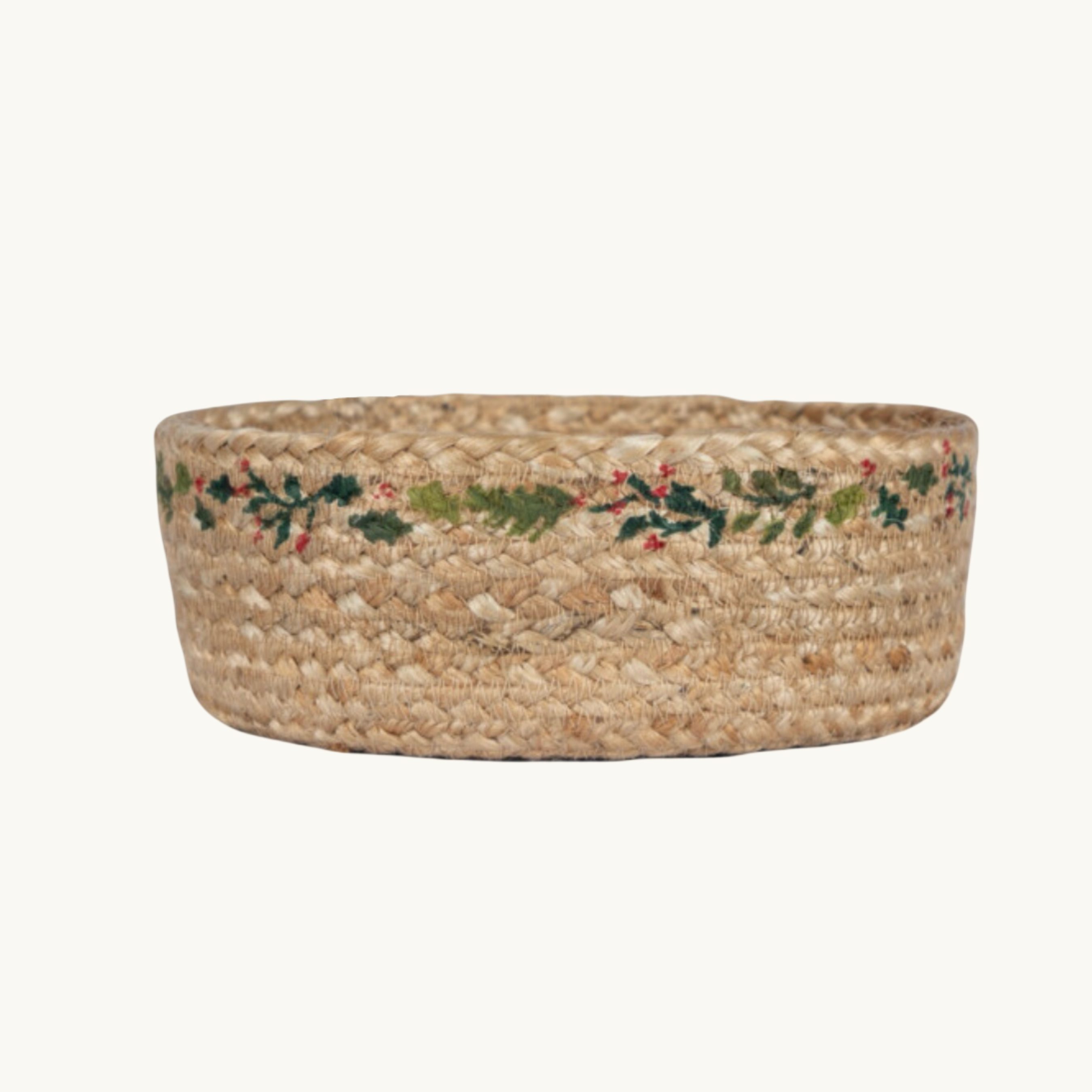 Natural Festive Jute Mini Basket