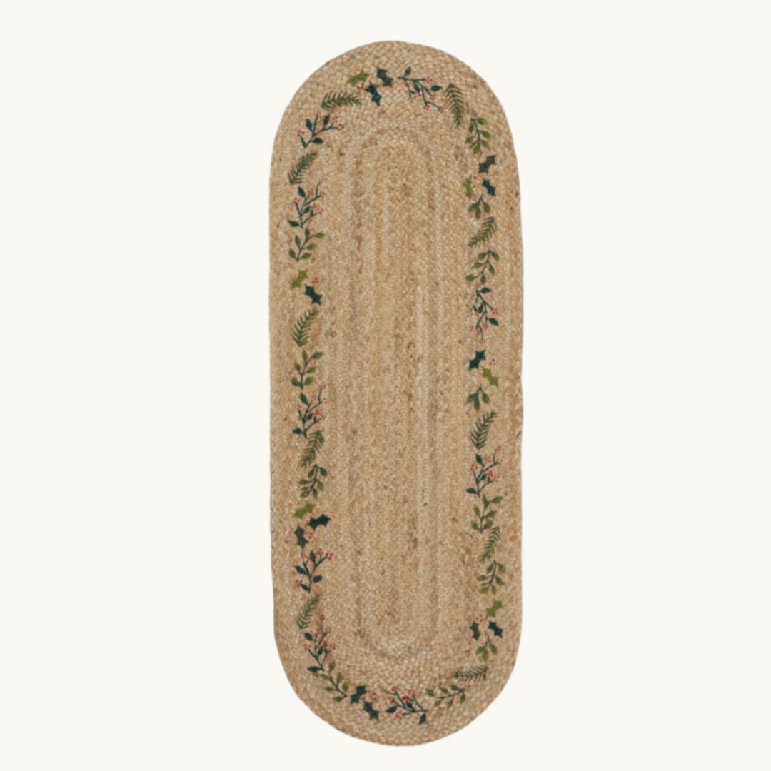 Natural Jute Festive Table Runner