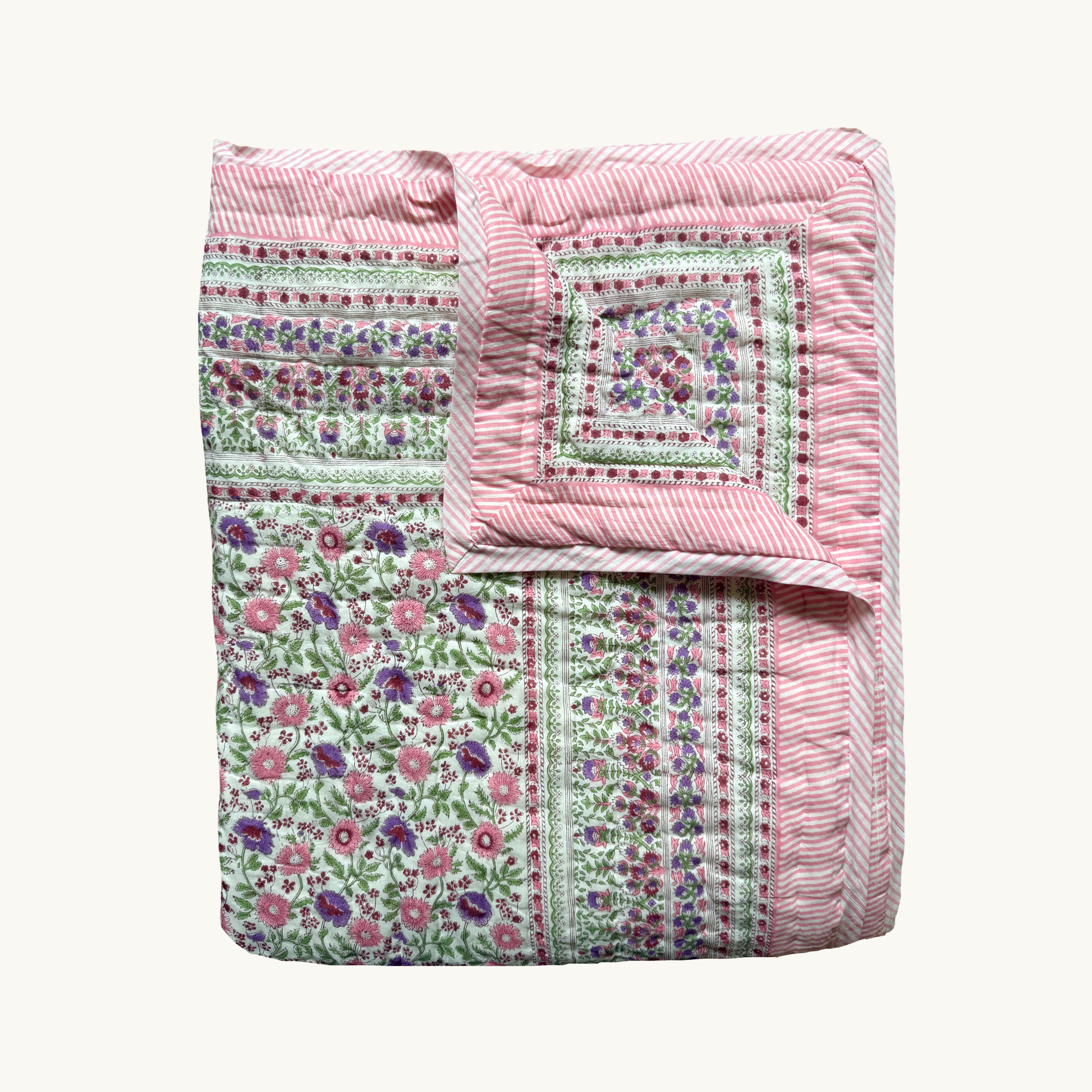 Olivia Handblocked Quilt