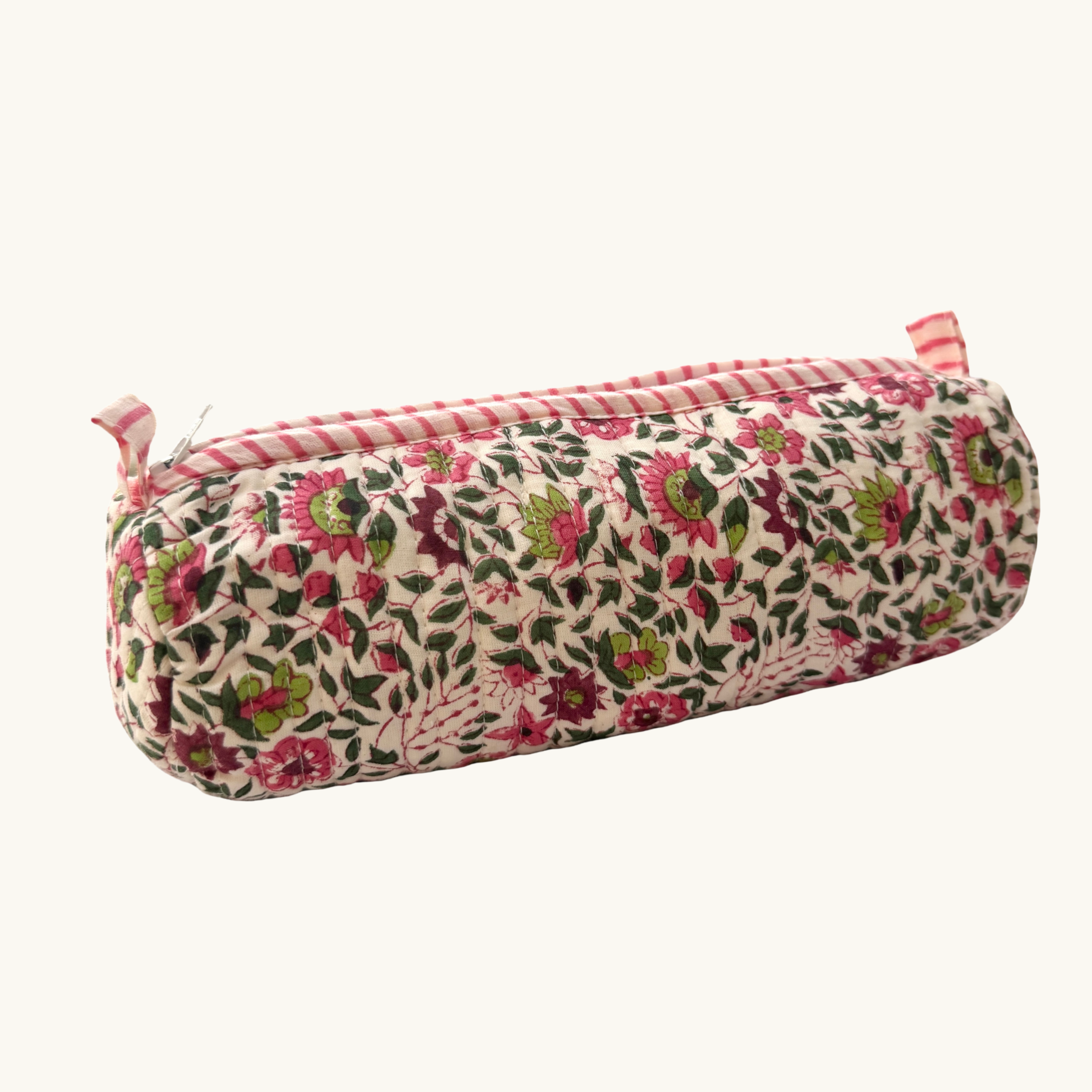 Pink Flora Pencil Case