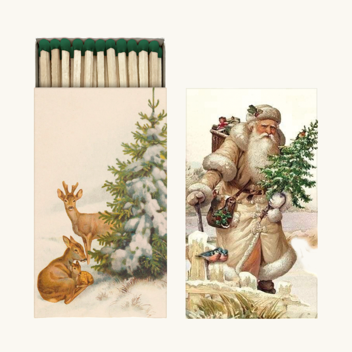 Santa and Deer Matches