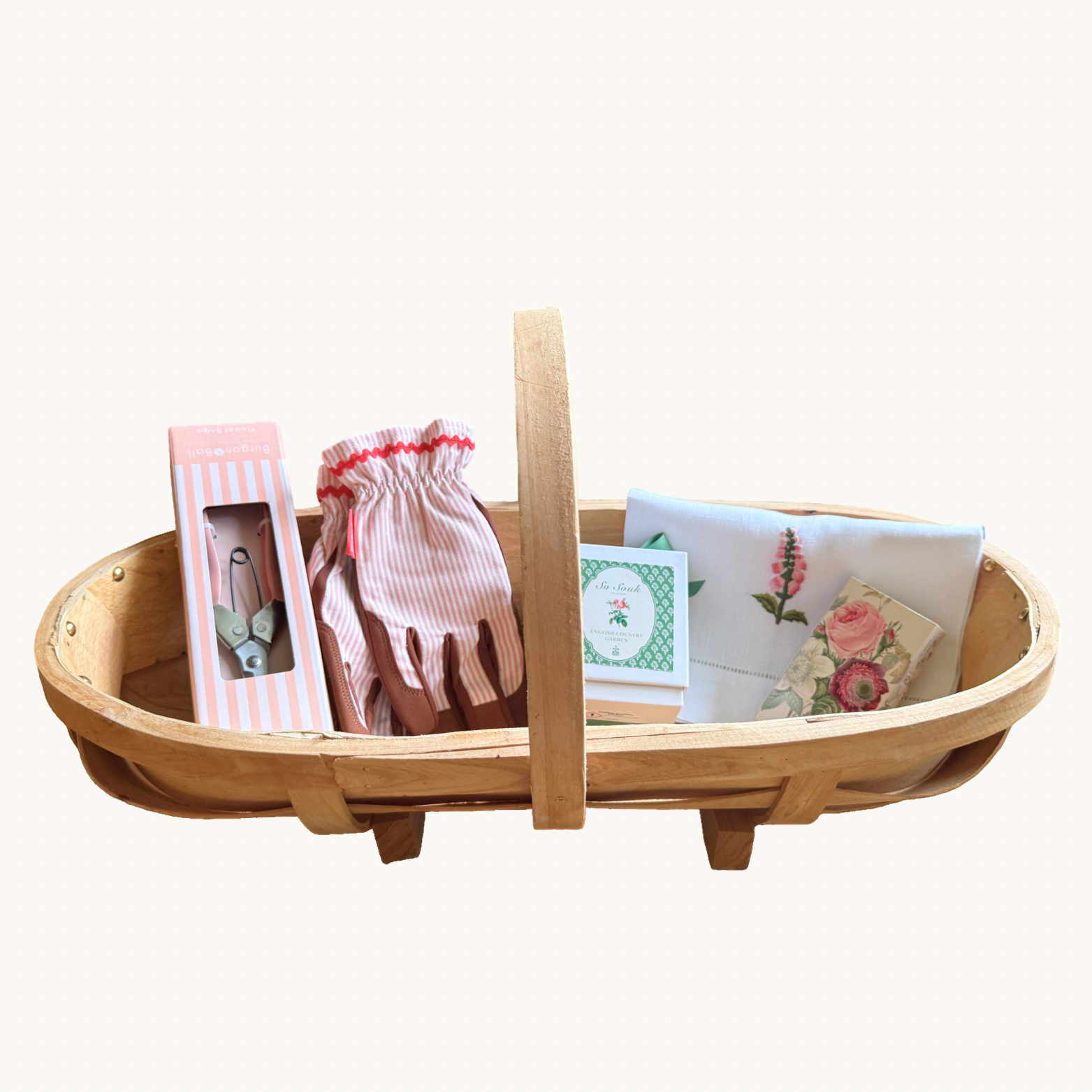The Traditional Garden Trug Gift Bundle - Blush Pink