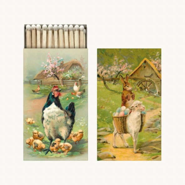 Vintage Spring Animal Matches