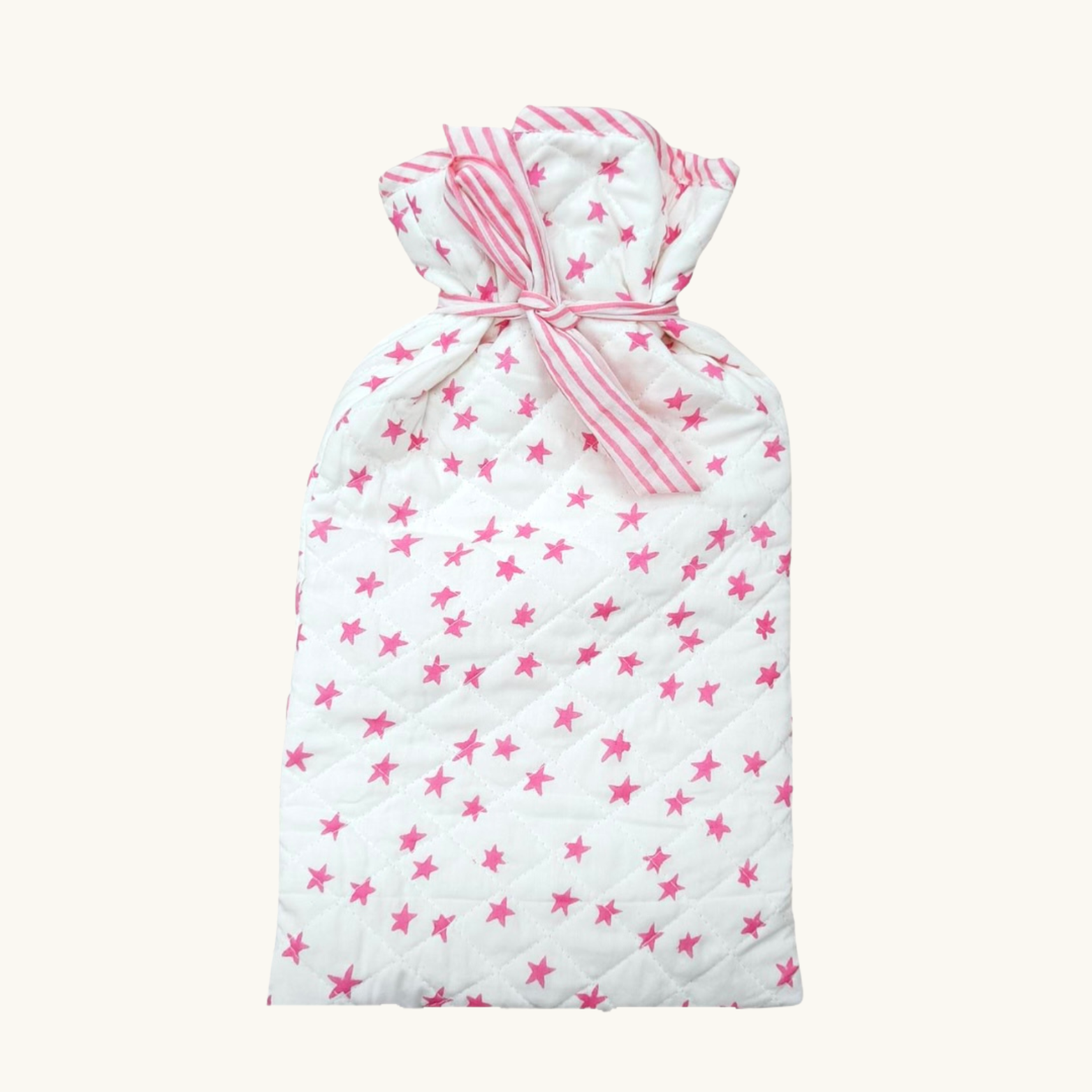 Pink Star Hot Water Bottle