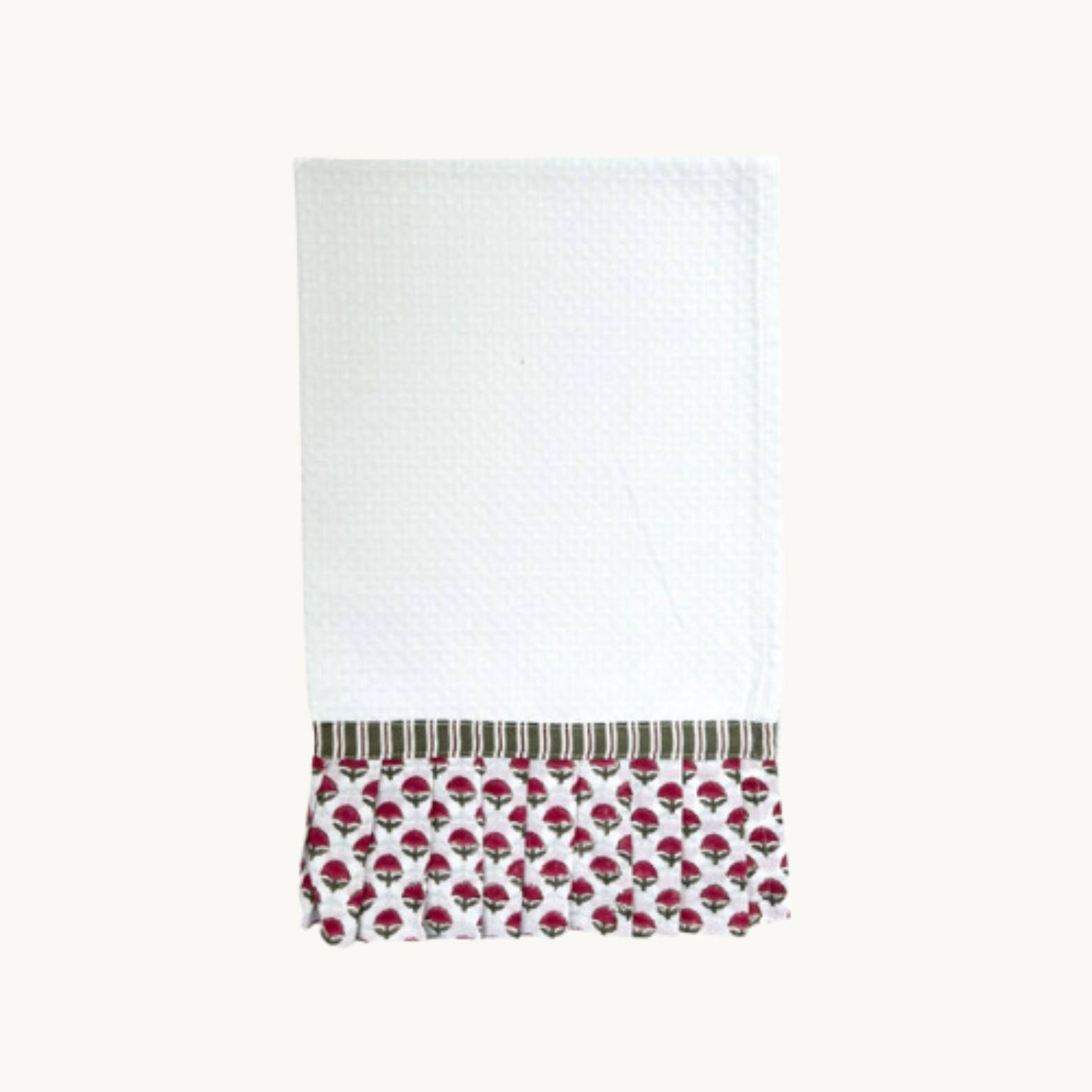 Mulberry Frilled Waffle Hand Towel