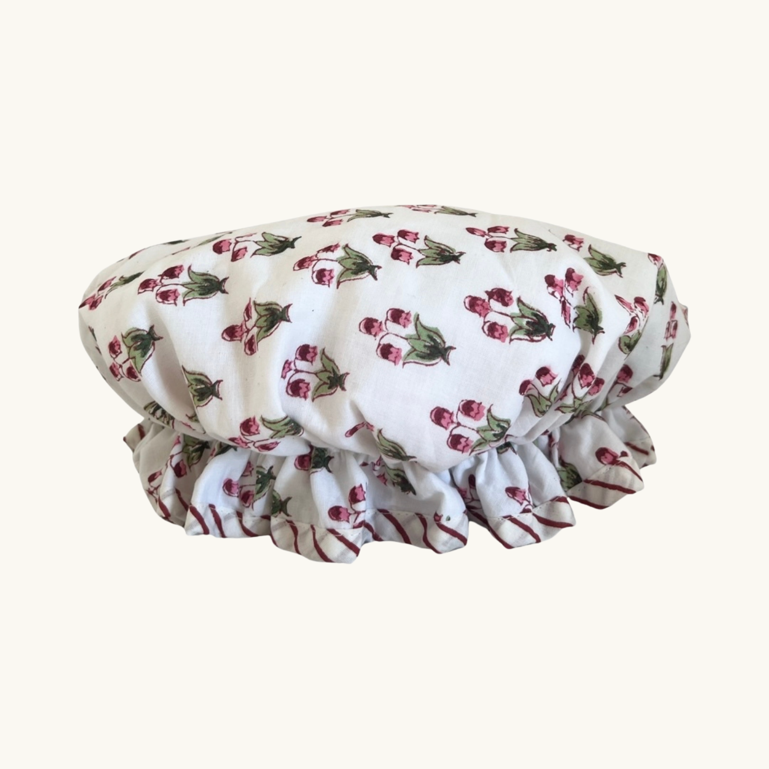 Raspberry Sophia Shower Cap