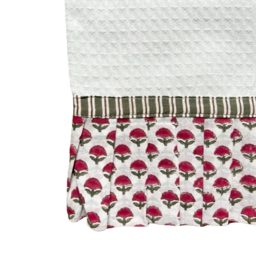 Mulberry Frilled Waffle Hand Towel