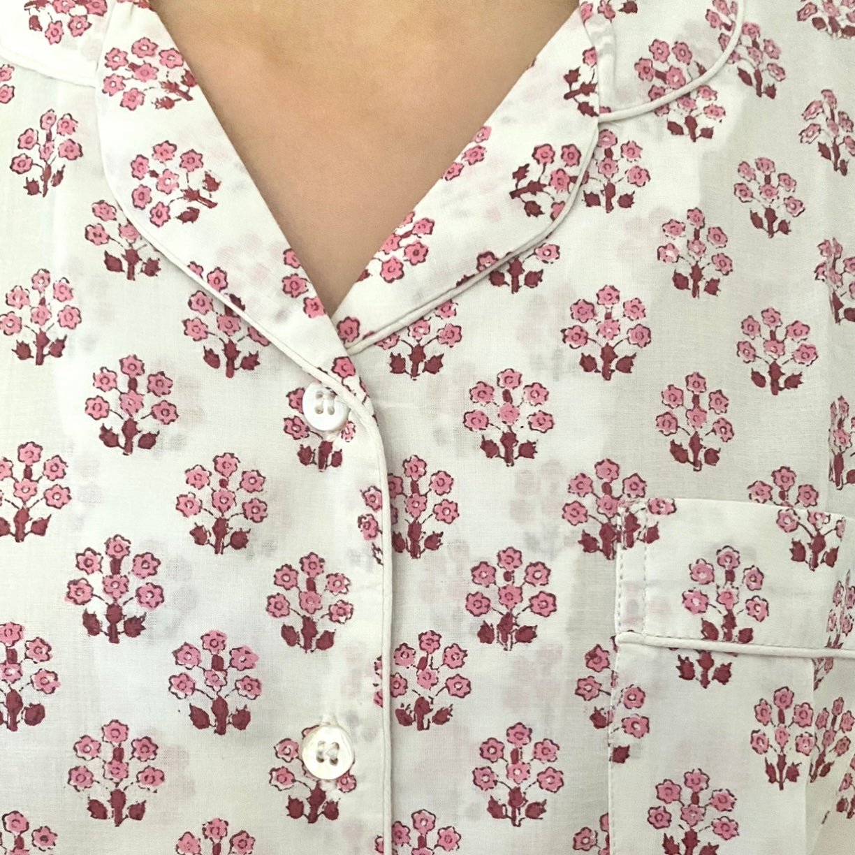 Pink Daphne Long Pyjamas